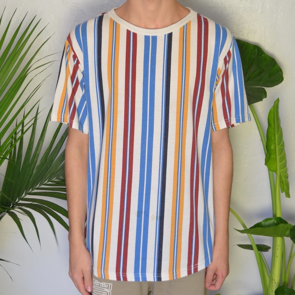 Striped multi color shirt
